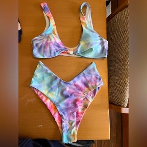 Tie dye bikini